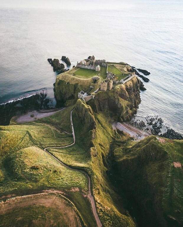 Dunnottar Castle, United Kingdom красивые места, мир, планета, природа, путешествия