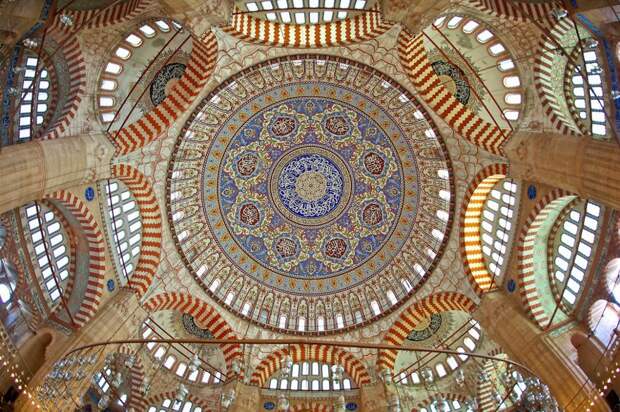 Великолепные своды мечетей мира своды, мечети, мир