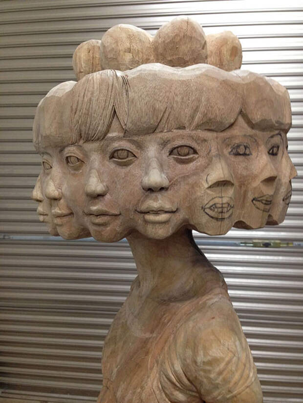 Лица. Автор: Yoshitoshi Kanemaki.