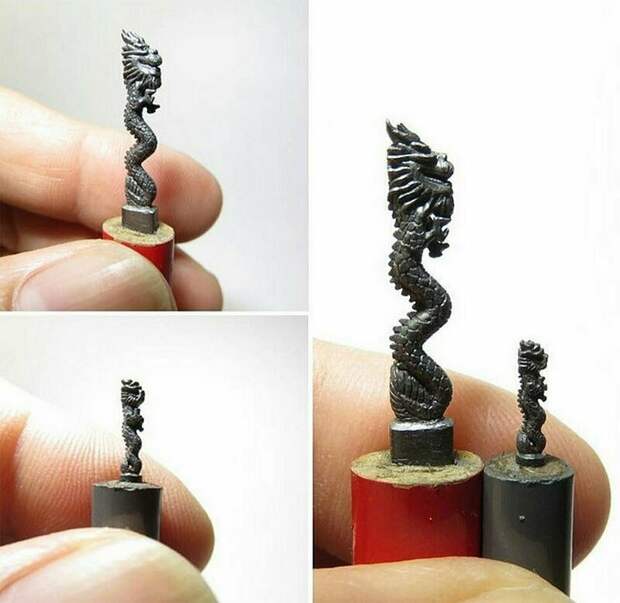 12 работ художника, который создает скульптуры из обычного карандаша