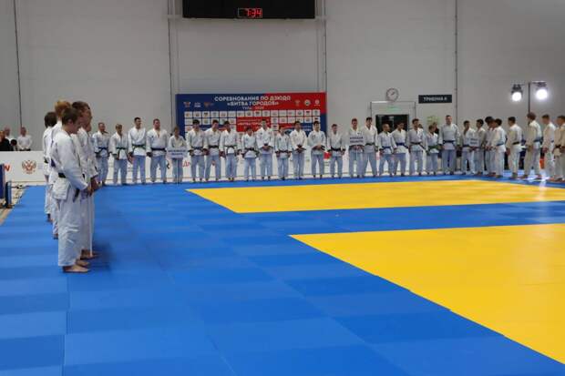 В Туле проходят соревнования по дзюдо "Битва городов. Центр"