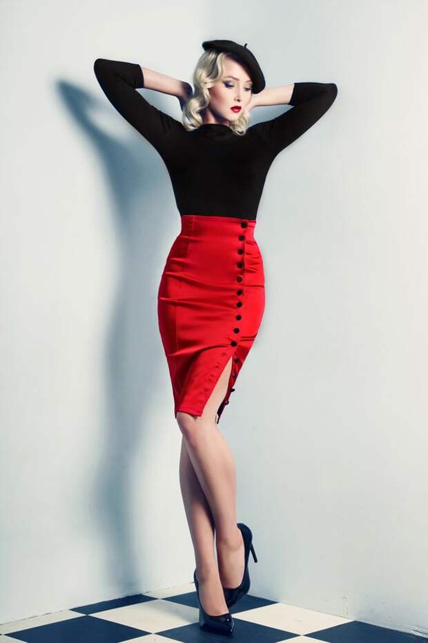 Pin up fashion, glam