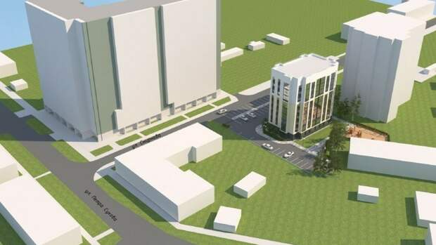 Зеленый одноподъездный дом построят в Барнауле в районе Потока, где скоро будет много ЖК