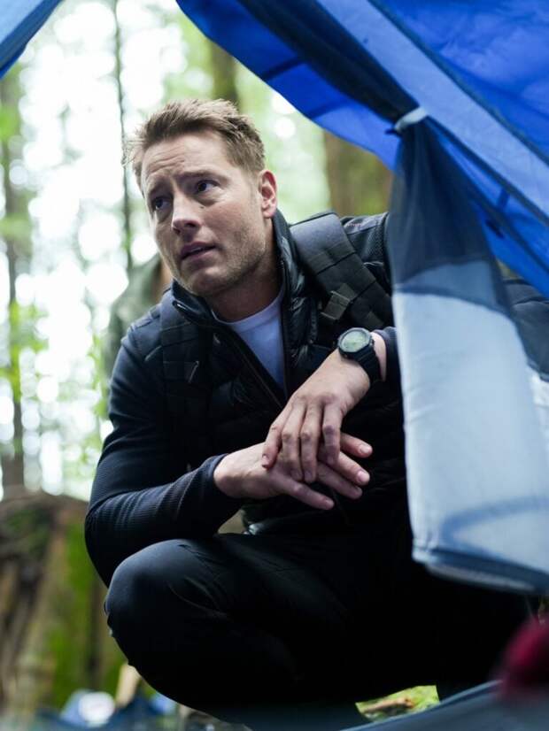 Colter checks out the tent of the missing campers during Tracker Season 2 Episode 6.