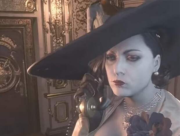 Леди Димитреску с телефоном (Lady Dimitrescu on the Phone) Леди Димитреску с телефоном (Lady Dimitrescu on the Phone)