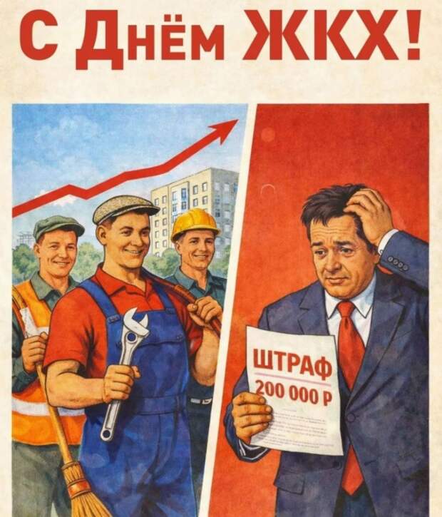 Глава Узловского района креативно поздравил работников ЖКХ