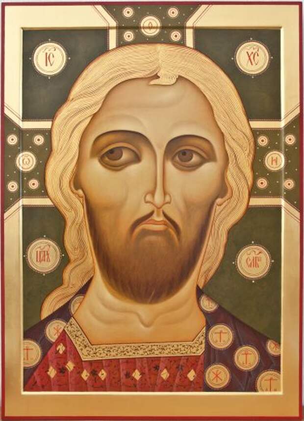 Спас Златые Власы. Фото: Иконописная мастерская Свято-Троицкого храма г. Курска. Спас Златые Власы. Фото: Иконописная мастерская Свято-Троицкого храма г. Курска.