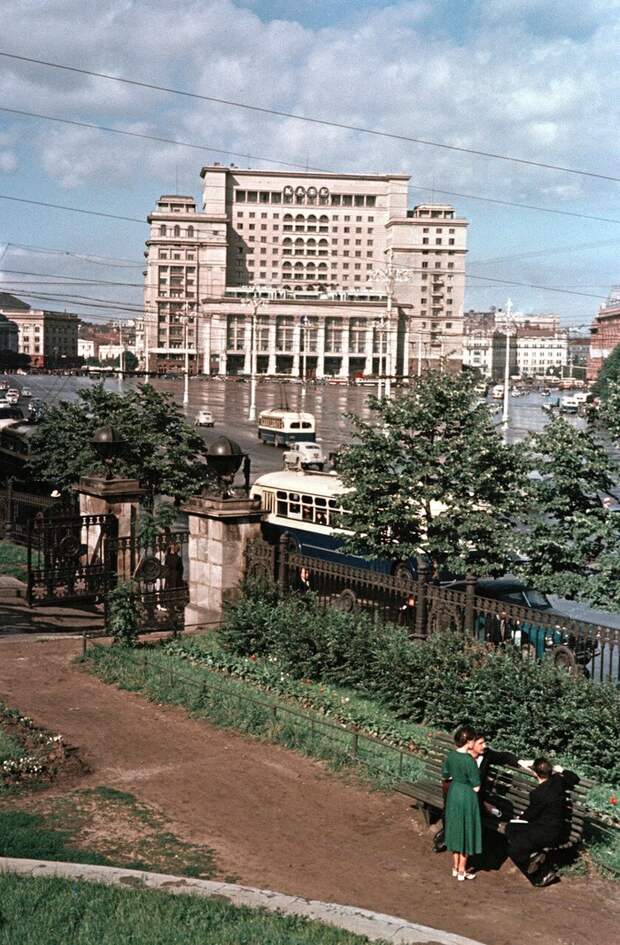 Москва 1950-х в цвете СССР, Москва, Длиннопост
