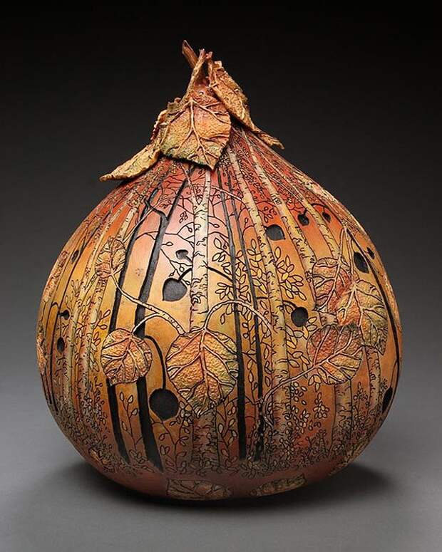 pumpkin05 Шедевры из тыквы от Мэрилин Сандерлэнд