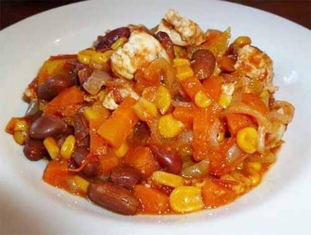 куриное рагу по-мексикански