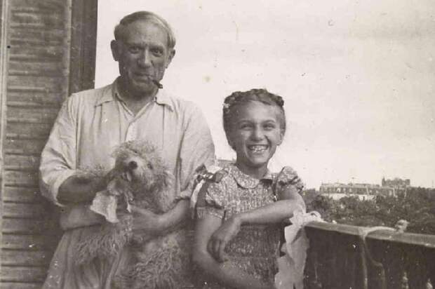 Пикассо с дочерью Майей, ок. 1944. Автор: Пабло Пикассо.