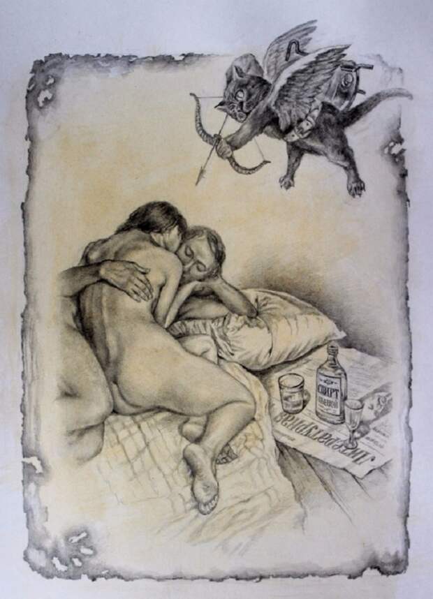 Хлёсткие иллюстрации к «Мастеру и Маргарите» от художника Александра Ботвинова 14