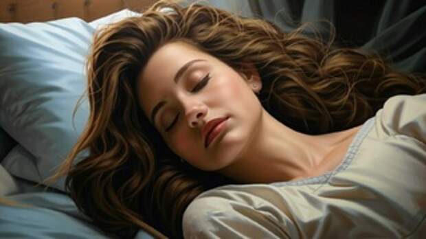 Женщина спит / Изображение сгенерировано с помощью нейросети Kandinsky by Sber AI / amic.ru