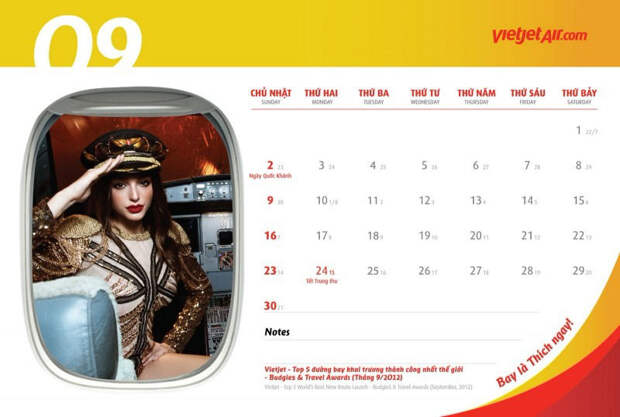Стюардессы в бикини в календаре авиакомпании VietJet