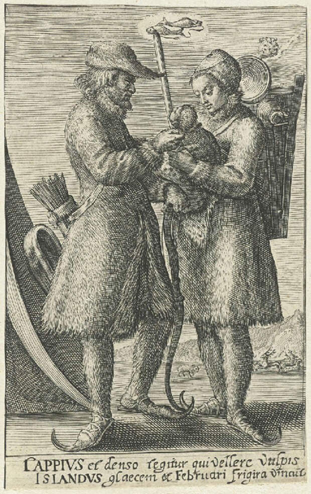 Kostuums Lapland, ca. 1625, in de maand Februari (440x700, 431Kb)