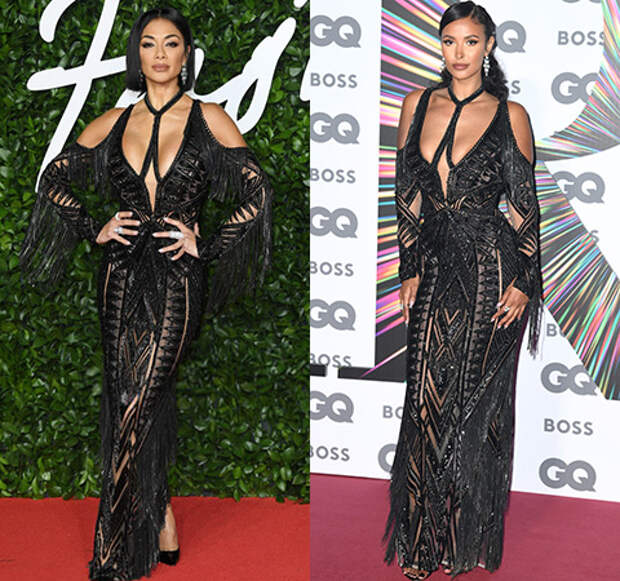 Битва платьев: Николь Шерзингер против Майи Джамы