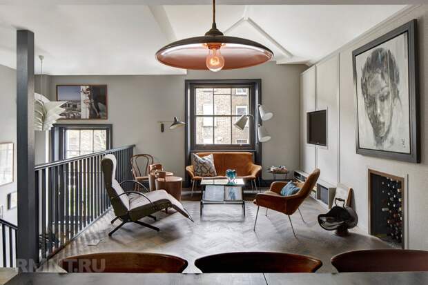 Интерьер в стиле mid-century modern
