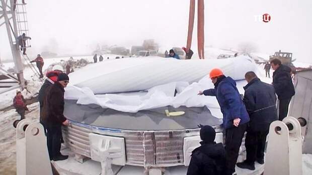В Карачаево-Черкесию доставили зеркало для самого большого телескопа в Европе Буково, телескоп, фоторепортаж