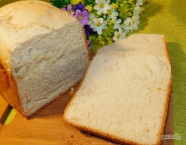 Молочный хлеб с чесноком в хлебопечке - фото шаг 5