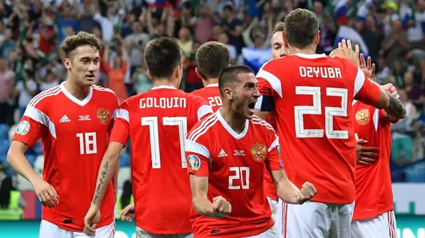 Сборная России открыла счёт в матче отбора Евро-2020 с Кипром