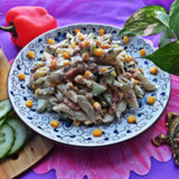 ПЕННЕ С ТУНЦОМ И ОВОЩАМИ