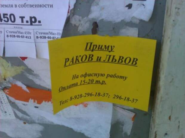 Надписи,объявления
