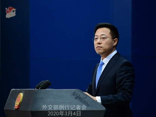 Представитель МИД КНР Чжао Лицзянь(2020)|Фото: fmprc.gov.cn