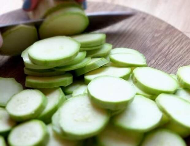 Порезанные кабачки