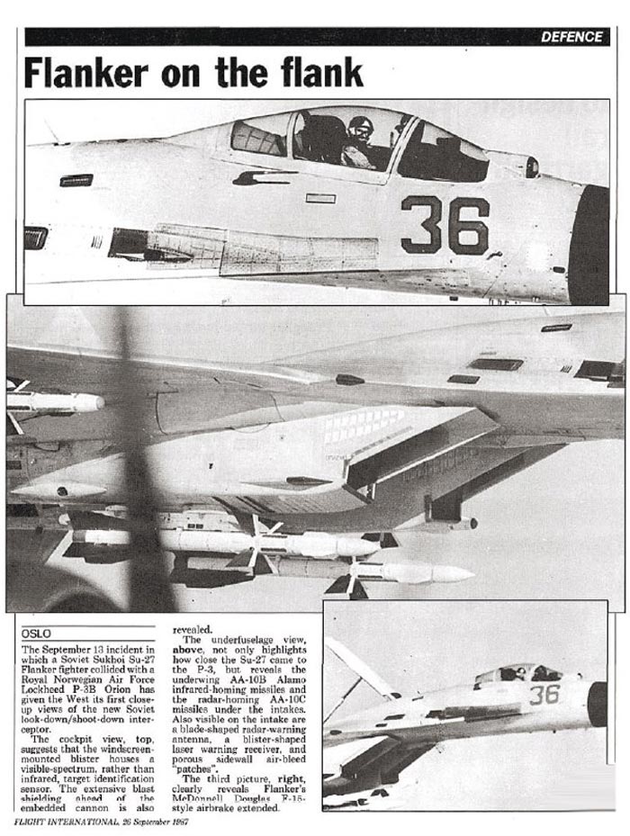 Вырезка из газеты Flight International от 26 сентября 1987 Вырезка из газеты Flight International от 26 сентября 1987