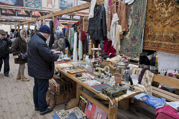 Прогулка по блошиному рынку в Москве