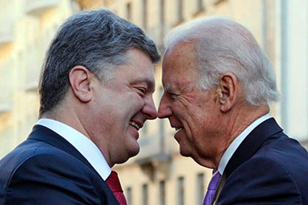 Петр Порошенко и Джо Байден, Киев, 21 ноября 2014 года