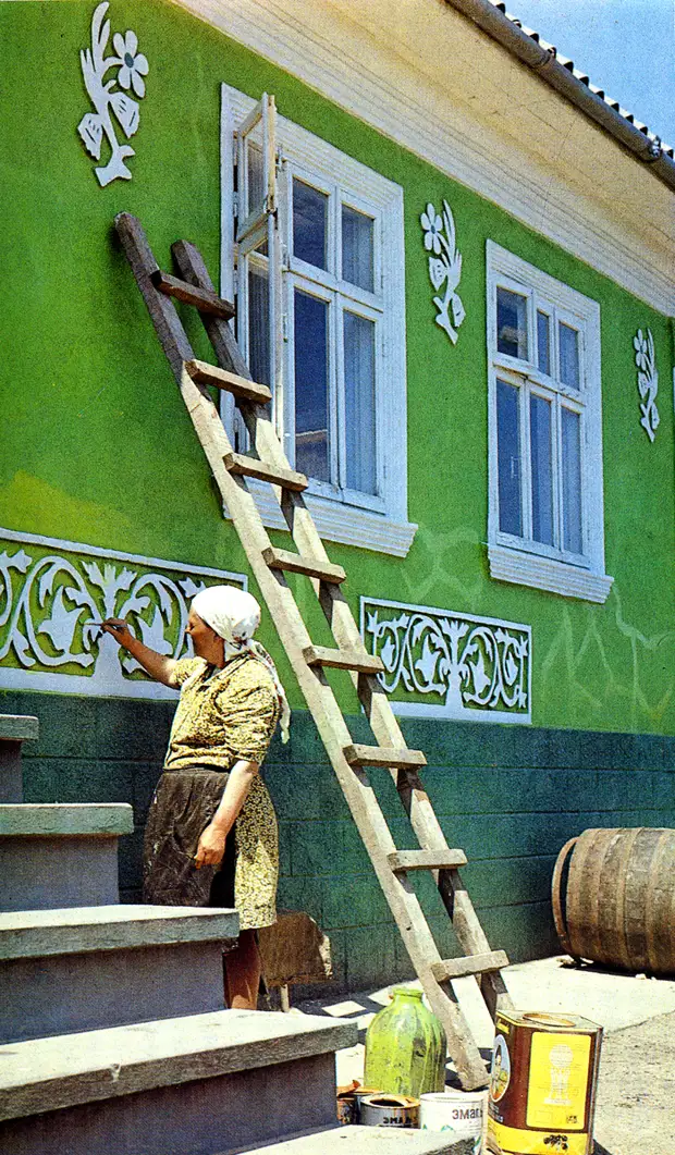 Как разрисовывали сельские дома в Советской Молдавии! Национальное ...