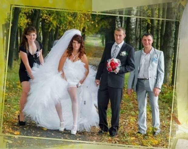 Лучший снимок в фотосессии всегда выглядит как-то так жених, невеста, прикол, россия, свадьба, юмор