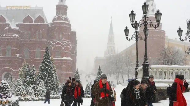 В Москве объявлен «жёлтый» уровень опасности из-за метели 26 января