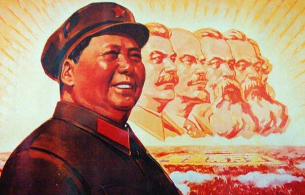 Великий кормчий Мао Цзэдун.