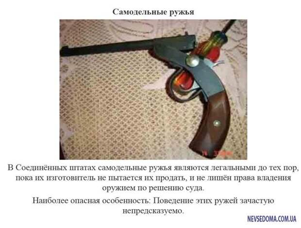 ТОП-11 видов легального оружия (11 фото)