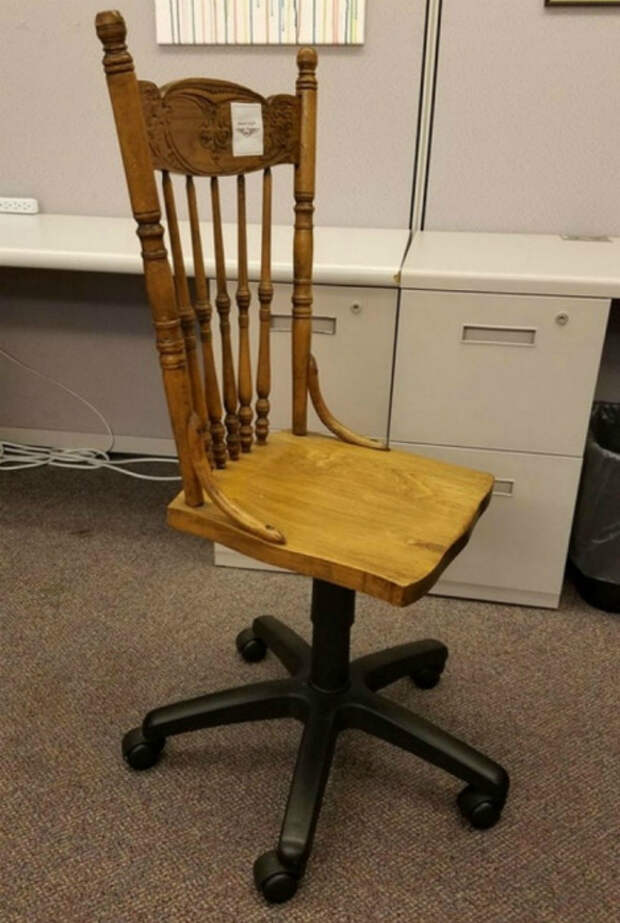 Ремонт офисного кресла.