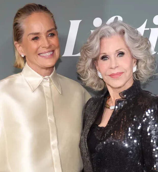 Шэрон Стоун и Джейн Фонда