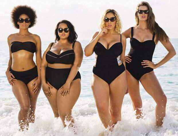 Пышные модели журнала Sports Illustrated  вес, модели, девушки
