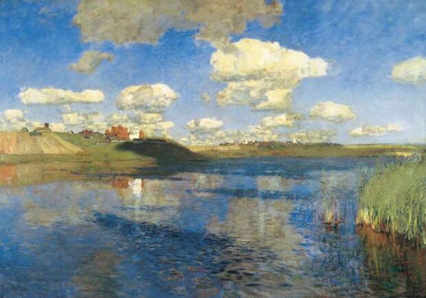 Левитан - Озеро. Русь. 1899