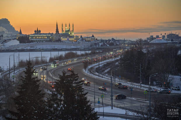 Небольшой снег и до -9° днем ожидаются в Татарстане 23 февраля