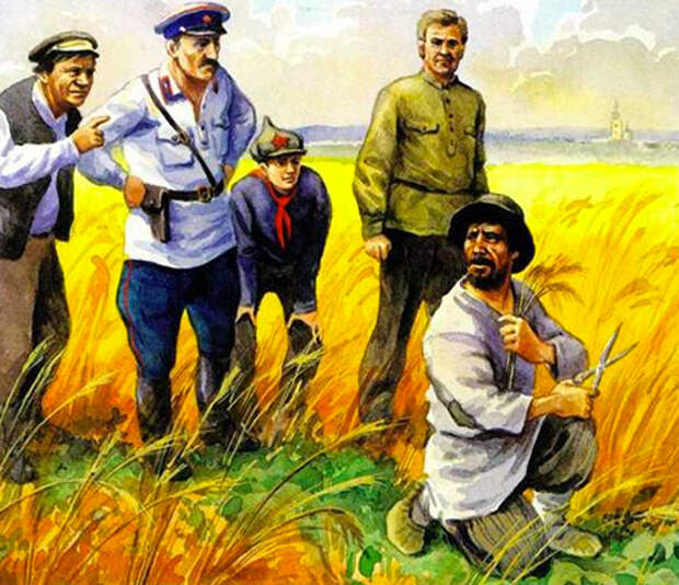 Арест крестьянина-«стригуна»