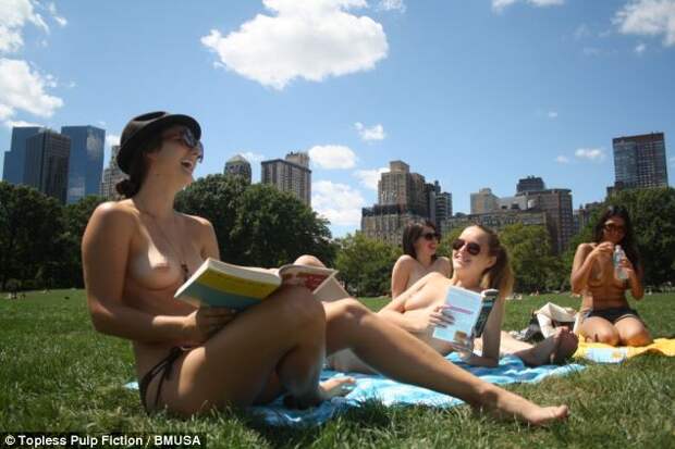 Topless Pulp Fiction members said they have received overwhelmingly positive reaction from other women