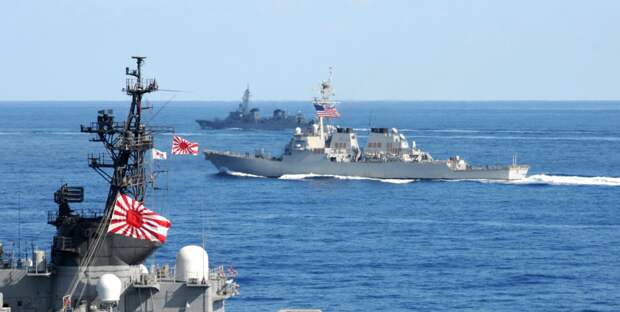 Маневры ВМС США и Японии. Источник изображения: 
