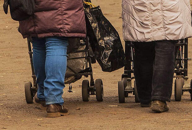 Женщина пнула маленького сына из-за наклонившейся коляски в Тюмени