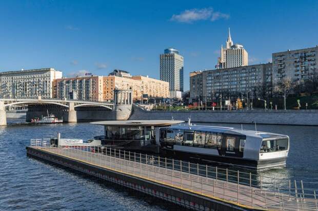 Собянин: За две недели новые электросуда перевезли по Москве-реке более 22 тыс. пассажиров . Фото: М. Мишин mos.ru. Пресс-служба мэра и Правительства Москвы