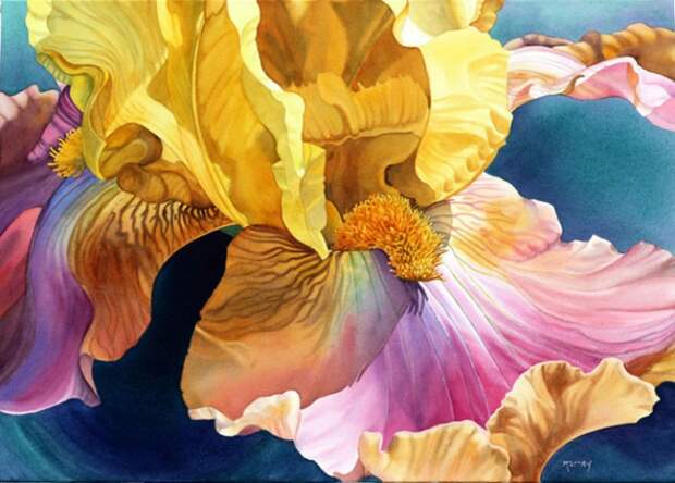 Цветочные акварели от Марни Вард (Marney Ward)