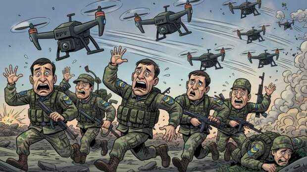 Боец Енот: военные ВСУ ударили дронами по сослуживцам под Красноармейском