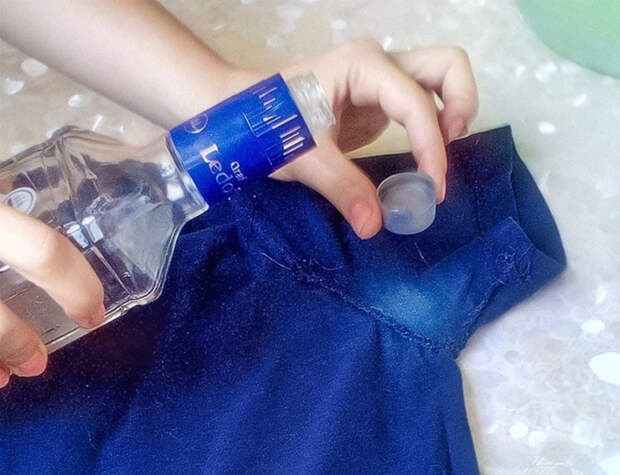 Как водкой удалить пятна на одежде