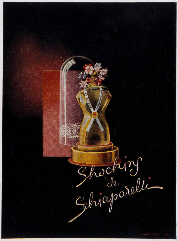 Реклама парфюма Shocking de Schiaparelli, 1943